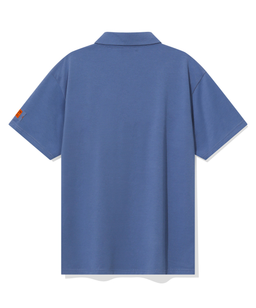 VOLCOM(ボルコム)の「ワークウェアピケコンフォートフィットポロシャツ(ヴィンテージブルー)(ポロシャツ・レディース・その他・LARGE/X-LARGE/SMALL/MEDIUM)」の3枚目の写真