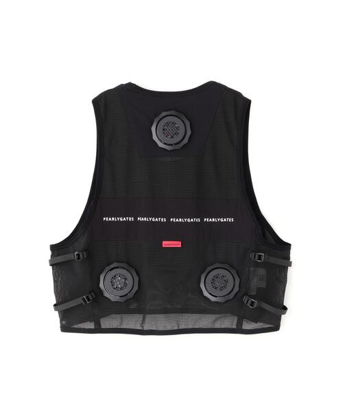 PEARLY GATES(パーリーゲイツ)の「ポリエステルメッシュペルチェベスト(UNISEX)(ベスト・メンズ・ブラック・S/L)」の12枚目の写真