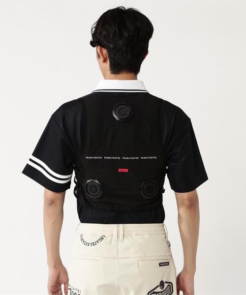 PEARLY GATES(パーリーゲイツ)の「ポリエステルメッシュペルチェベスト(UNISEX)(ベスト・メンズ・ブラック・S/L)」の4枚目の写真