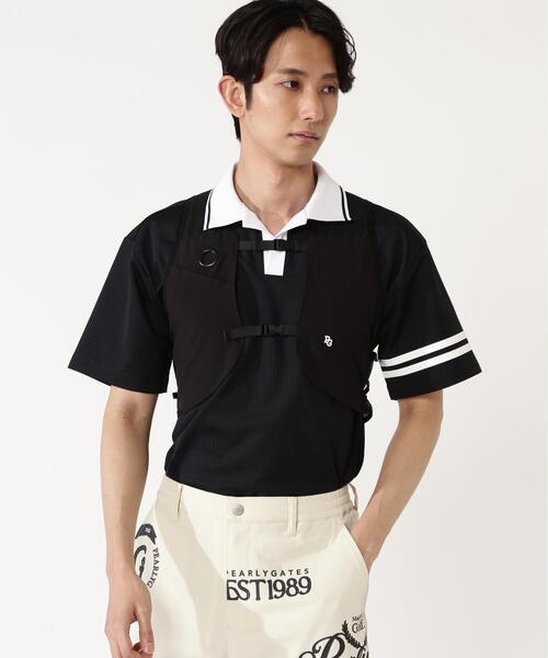 PEARLY GATES(パーリーゲイツ)の「ポリエステルメッシュペルチェベスト(UNISEX)(ベスト・メンズ・ブラック・S/L)」の6枚目の写真