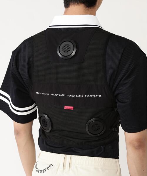 PEARLY GATES(パーリーゲイツ)の「ポリエステルメッシュペルチェベスト(UNISEX)(ベスト・メンズ・ブラック・S/L)」の11枚目の写真