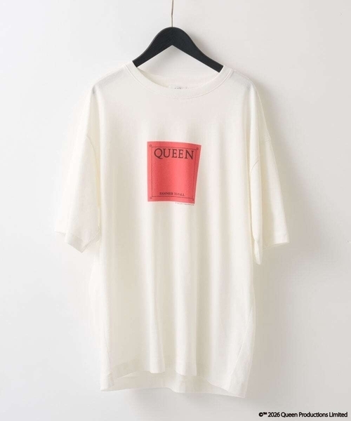 a.v.v(アーヴェヴェ)の「【接触冷感】QUEEN プリントカットソー(Tシャツ/カットソー・メンズ・チャコールグレー/ダークインディゴブルー/レッド・48/46)」の5枚目の写真