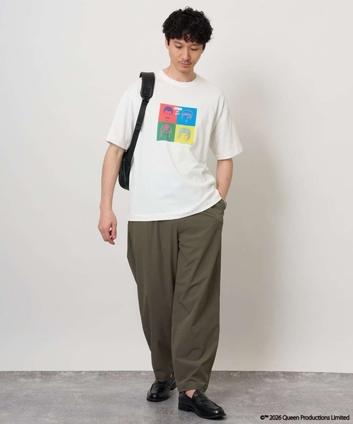 a.v.v(アーヴェヴェ)の「【接触冷感】QUEEN プリントカットソー(Tシャツ/カットソー・メンズ・チャコールグレー/ダークインディゴブルー/レッド・48/46)」の12枚目の写真
