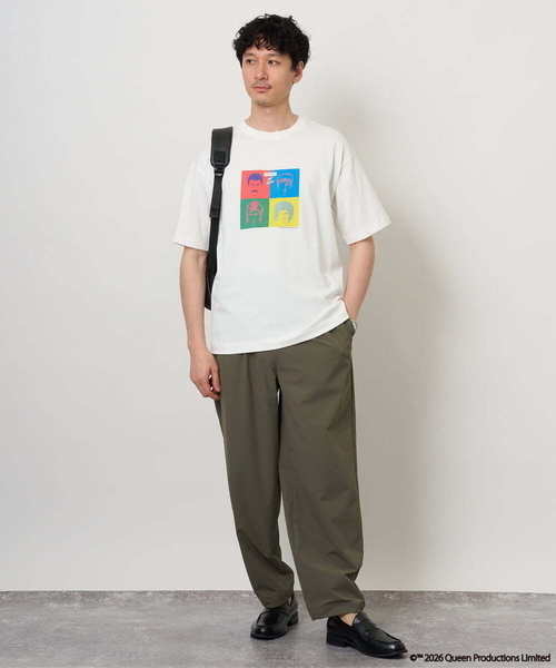 a.v.v(アーヴェヴェ)の「【接触冷感】QUEEN プリントカットソー(Tシャツ/カットソー・メンズ・チャコールグレー/ダークインディゴブルー/レッド・48/46)」の13枚目の写真