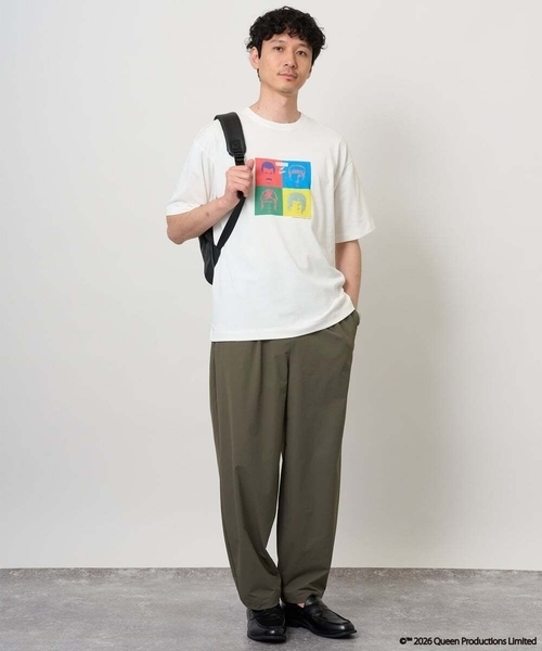 a.v.v(アーヴェヴェ)の「【接触冷感】QUEEN プリントカットソー(Tシャツ/カットソー・メンズ・チャコールグレー/ダークインディゴブルー/レッド・48/46)」の14枚目の写真