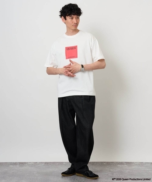 a.v.v(アーヴェヴェ)の「【接触冷感】QUEEN プリントカットソー(Tシャツ/カットソー・メンズ・チャコールグレー/ダークインディゴブルー/レッド・48/46)」の16枚目の写真