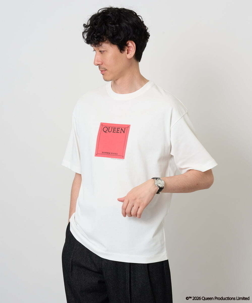 a.v.v(アーヴェヴェ)の「【接触冷感】QUEEN プリントカットソー(Tシャツ/カットソー・メンズ・チャコールグレー/ダークインディゴブルー/レッド・48/46)」の17枚目の写真