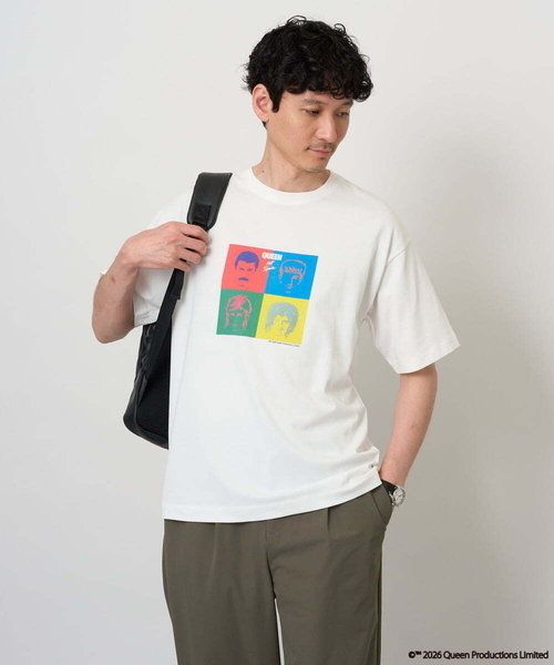 a.v.v(アーヴェヴェ)の「【接触冷感】QUEEN プリントカットソー(Tシャツ/カットソー・メンズ・チャコールグレー/ダークインディゴブルー/レッド・48/46)」の18枚目の写真