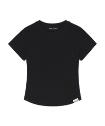 CURVED SLIM TOP_BLACK