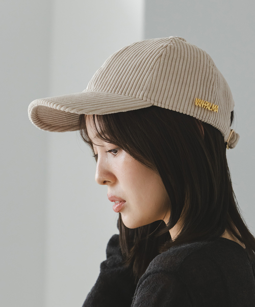 Noble(ノーブル)の「VAN PALMA/ヴァン パルマ コールCAP(キャップ・レディース・ブラウン/アイボリー・FREE)」の1枚目の写真