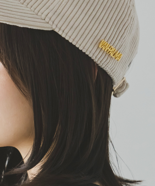 Noble(ノーブル)の「VAN PALMA/ヴァン パルマ コールCAP(キャップ・レディース・ブラウン/アイボリー・FREE)」の19枚目の写真