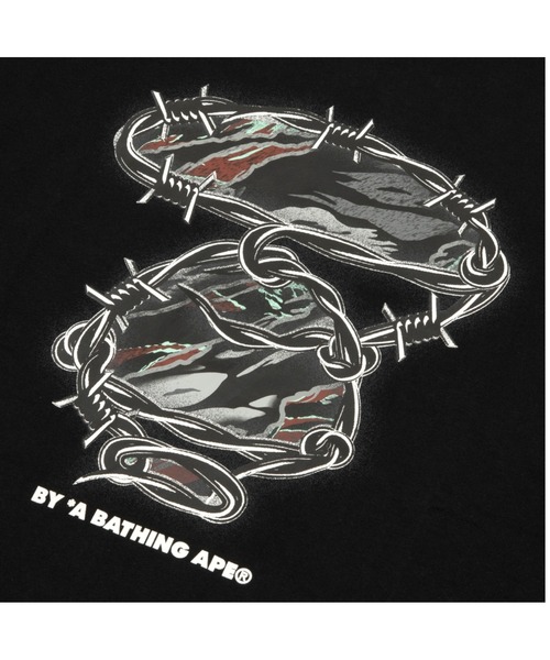 AAPE BY A BATHING APE(エーエイプバイアベイシングエイプ)の「AAPE MAIN TEE(Tシャツ/カットソー・メンズ・ライトブラウン/ブラック・LARGE/SMALL)」の4枚目の写真