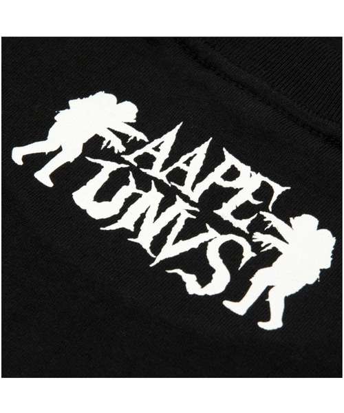 AAPE BY A BATHING APE(エーエイプバイアベイシングエイプ)の「AAPE MAIN TEE(Tシャツ/カットソー・メンズ・ライトブラウン/ブラック・LARGE/SMALL)」の5枚目の写真