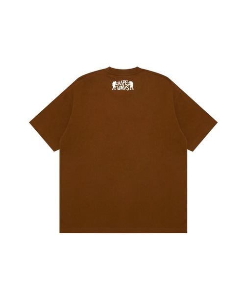 AAPE BY A BATHING APE(エーエイプバイアベイシングエイプ)の「AAPE MAIN TEE(Tシャツ/カットソー・メンズ・ライトブラウン/ブラック・LARGE/SMALL)」の6枚目の写真