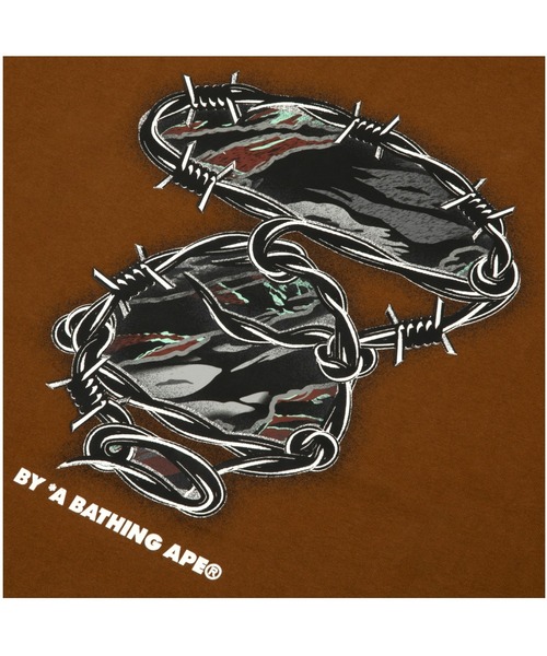 AAPE BY A BATHING APE(エーエイプバイアベイシングエイプ)の「AAPE MAIN TEE(Tシャツ/カットソー・メンズ・ライトブラウン/ブラック・LARGE/SMALL)」の7枚目の写真