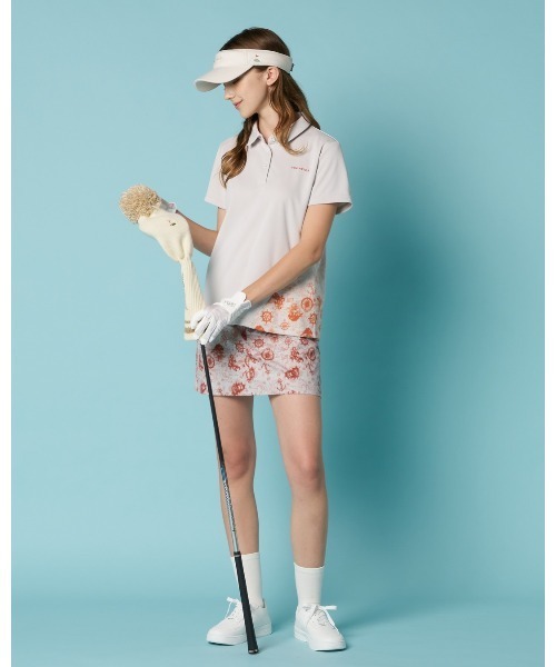 VIVA HEART(ビバハート)の「【VIVA HEART/GOLF】 ノーティカルチャート柄 台形スカート(スカート・レディース・ベージュ・40)」の4枚目の写真