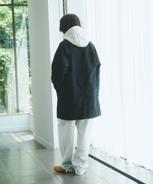 JOURNAL STANDARD（ジャーナルスタンダード）の「カモ柄 リバーシブル バルカラー コート（ステンカラーコート・メンズ・ベージュ・MEDIUM/LARGE）」の13枚目の写真
