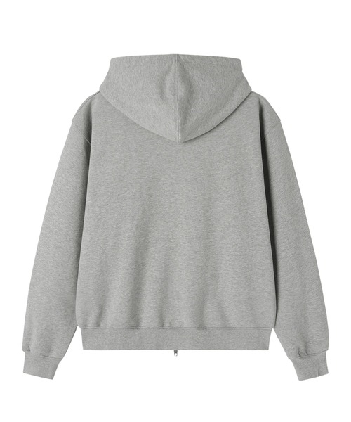 Openyard(オープンヤード)の「『Openyard/オープンヤード』COLLEGIATE CREST HOODIE ZIP UP/カレッジエイトクレストジップアップパーカー(パーカー・メンズ・ピンク/グレー・M/L)」の10枚目の写真