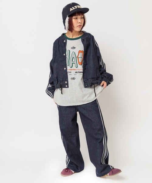 RNA(アールエヌエー)の「R4514 トラック5ポケットパンツ(デニムパンツ・レディース・ワンウォッシュ・MEDIUM)」の6枚目の写真