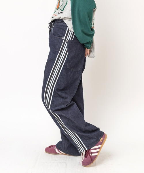 RNA(アールエヌエー)の「R4514 トラック5ポケットパンツ(デニムパンツ・レディース・ワンウォッシュ・MEDIUM)」の3枚目の写真