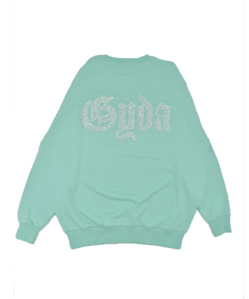 GYDA(ジェイダ)の「GYDA/ジェイダ ベッチュウ GG BACK BIJOU PO スウェット 072652737901(スウェット・レディース・ブラック/オフホワイト/ピンク/ミント・FREE)」の10枚目の写真
