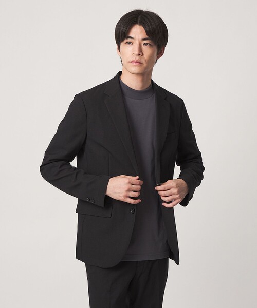 green label relaxing(グリーンレーベルリラクシング)の「【WEB限定】JUST fit ウールライク ナロー セットアップ ジャケット&パンツ -ストレッチ-(セットアップ・メンズ・ブラック/ネイビー/ダークブラウン/オリーブ/ダークグレー・XL/L/M/XXL/S/XS)」の9枚目の写真