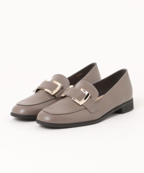 carino(カリーノ)の「【レイン対応】バックルソフトスクエアトゥローファー(ローファー・レディース・ブラック/デザートカモ/グレイッシュベージュ・23.5cm/23cm/24.5cm/24cm/22.5cm)」の17枚目の写真