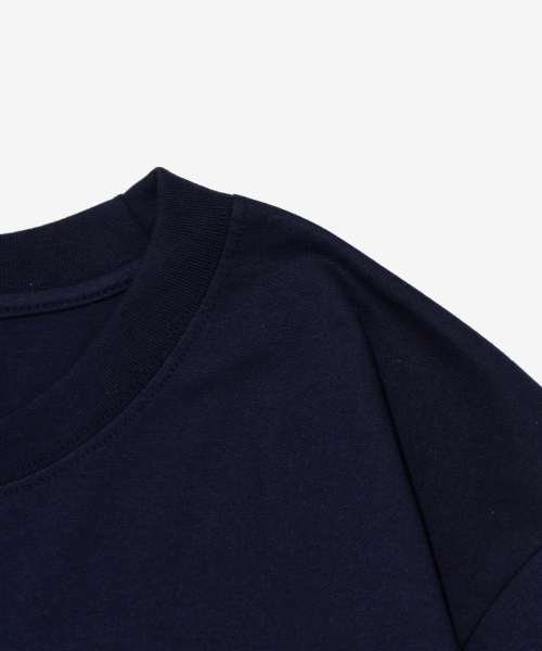 CARGOBROS FOR WOMAN(カーゴブロスフォーウィメン)の「ヴィンテージクラックロゴ ロングスリーブTシャツ(ネイビー)(Tシャツ/カットソー・レディース・その他・SMALL/MEDIUM/LARGE/X-LARGE)」の3枚目の写真