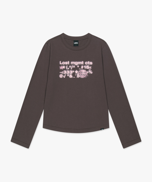 LMCの「WM DIGITAL EMOJI LONG SLV TEE brown(Tシャツ/カットソー・レディース・その他・SMALL/MEDIUM)」の5枚目の写真