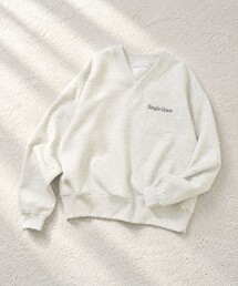 Firsthand/ファーストハンド 限定展開 オーガニックコットン Vネック スウェット