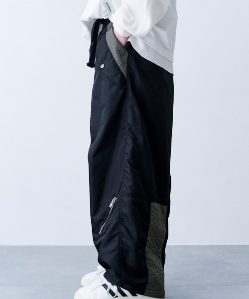 SeeSew(シーソー)の「【UNISEX】NYLON TOP GUN PANTS/ナイロントップガンパンツ(カーゴパンツ・メンズ・ブラック/オリーブ・M/L)」の11枚目の写真