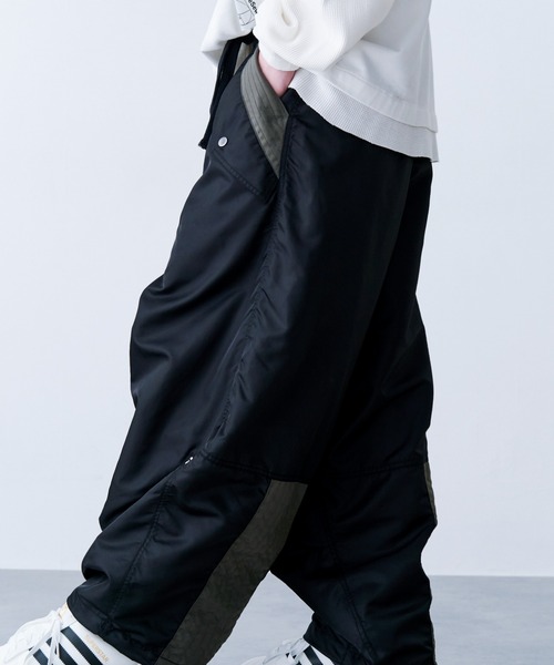 SeeSew(シーソー)の「【UNISEX】NYLON TOP GUN PANTS/ナイロントップガンパンツ(カーゴパンツ・メンズ・ブラック/オリーブ・M/L)」の12枚目の写真