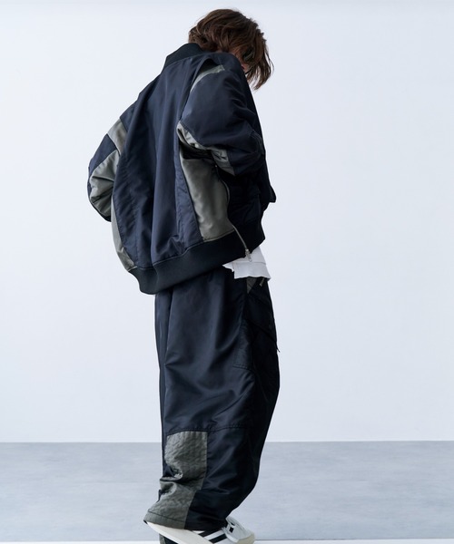 SeeSew(シーソー)の「【UNISEX】NYLON TOP GUN PANTS/ナイロントップガンパンツ(カーゴパンツ・メンズ・ブラック/オリーブ・M/L)」の7枚目の写真