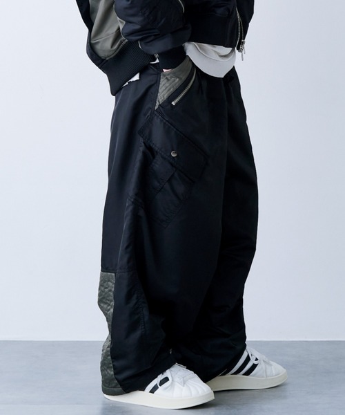 SeeSew(シーソー)の「【UNISEX】NYLON TOP GUN PANTS/ナイロントップガンパンツ(カーゴパンツ・メンズ・ブラック/オリーブ・M/L)」の13枚目の写真