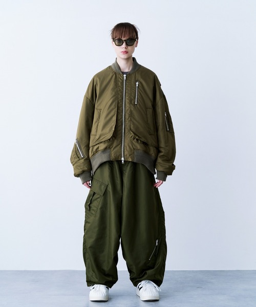 SeeSew(シーソー)の「【UNISEX】NYLON TOP GUN PANTS/ナイロントップガンパンツ(カーゴパンツ・メンズ・ブラック/オリーブ・M/L)」の17枚目の写真
