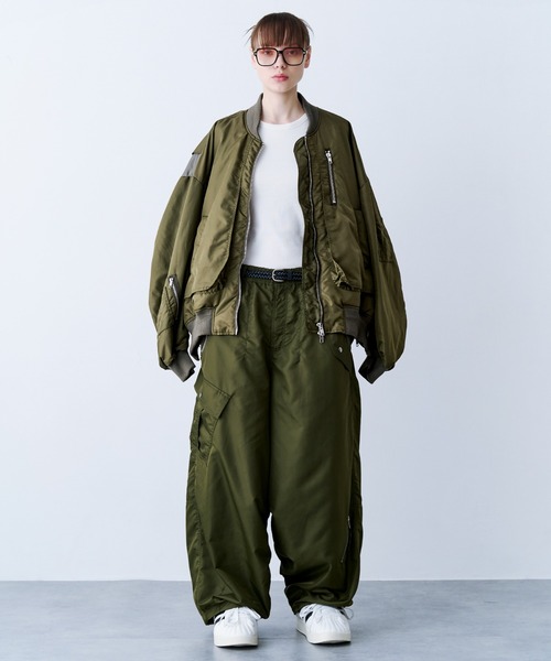 SeeSew(シーソー)の「【UNISEX】NYLON TOP GUN PANTS/ナイロントップガンパンツ(カーゴパンツ・メンズ・ブラック/オリーブ・M/L)」の18枚目の写真