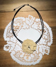 musubore（ムスボレ）の「【select】stripe flower choker / ストライプフラワーチョーカー（チョーカー）」