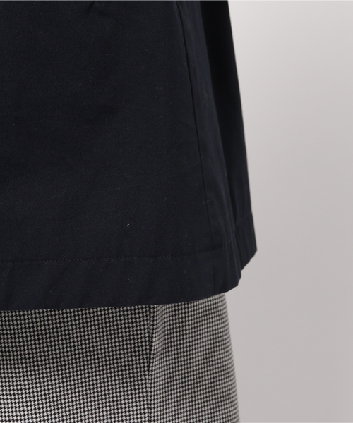 liflattie ships（リフラティ シップス）の「liflattie ships:コンパクトギャバ トレンチコート（トレンチコート・レディース・ネイビー/ベージュ/オリーブ・MEDIUM/SMALL）」の10枚目の写真