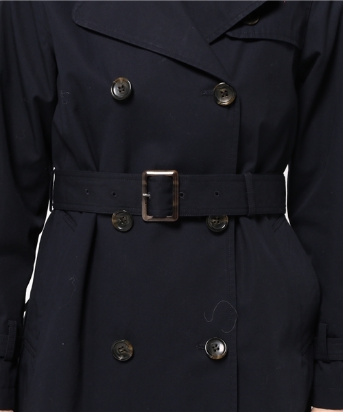 liflattie ships（リフラティ シップス）の「liflattie ships:コンパクトギャバ トレンチコート（トレンチコート・レディース・ネイビー/ベージュ/オリーブ・MEDIUM/SMALL）」の11枚目の写真