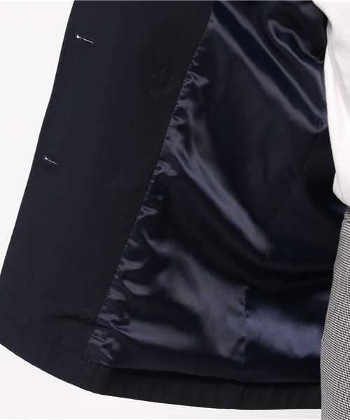 liflattie ships（リフラティ シップス）の「liflattie ships:コンパクトギャバ トレンチコート（トレンチコート・レディース・ネイビー/ベージュ/オリーブ・MEDIUM/SMALL）」の4枚目の写真