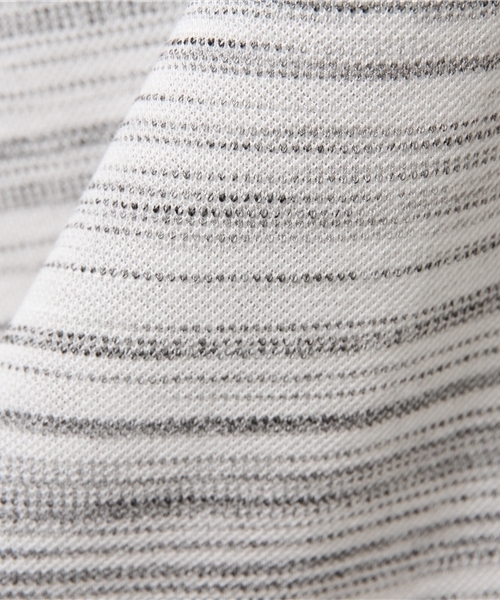 HAMNETT（ハムネット）の「【HAMNETT】 コブラステッチショートスリーブ / カットソー（Tシャツ/カットソー・メンズ・ホワイト/ネイビー・LARGE/MEDIUM/SMALL）」の8枚目の写真