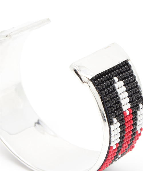 RAGEBLUE（レイジブルー）の「ビーズバングル/722264（ブレスレット・メンズ・レッド/ブラック/ライトブルー・FREE）」の7枚目の写真