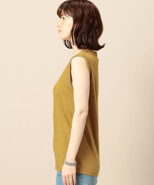 BEAUTY&YOUTH UNITED ARROWS（ビューティーアンドユースユナイテッドアローズ）の「BY ヴィンテージライクノースリーブ◆（Tシャツ/カットソー・レディース・ホワイト/ブラック/レッド/マスタード/ライトブルー・FREE）」の16枚目の写真