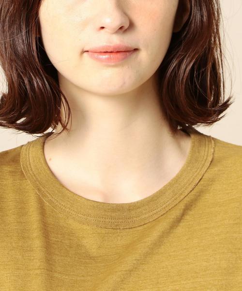 BEAUTY&YOUTH UNITED ARROWS（ビューティーアンドユースユナイテッドアローズ）の「BY ヴィンテージライクノースリーブ◆（Tシャツ/カットソー・レディース・ホワイト/ブラック/レッド/マスタード/ライトブルー・FREE）」の18枚目の写真