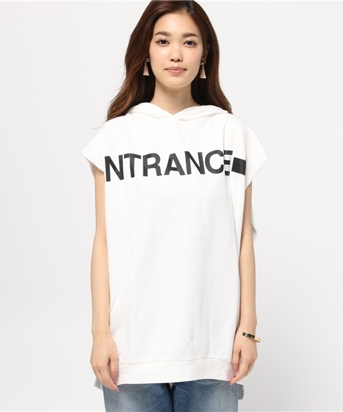 MOUSSY（マウジー）の「ENTRANCE NS PKJ（パーカー・レディース・トップグレー/ホワイト/ブラック・FREE）」の10枚目の写真