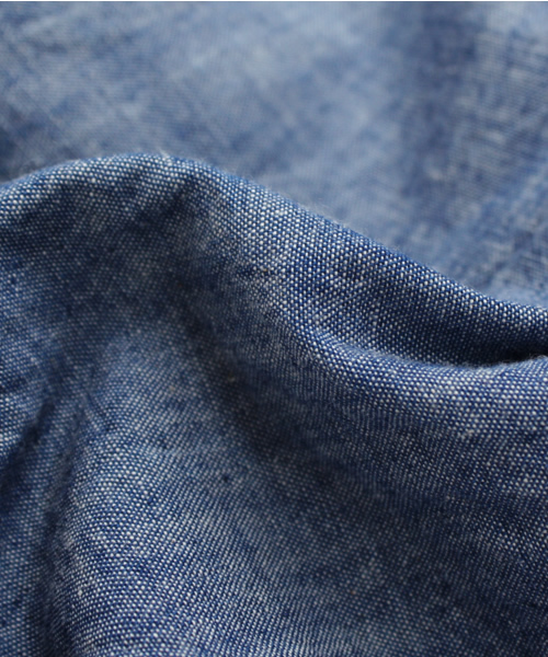 BEAMS BOY（ビームスボーイ）の「TOYO×BEAMS BOY / シャンブレーワークシャツ（シャツ/ブラウス・レディース・ブルー・ONE SIZE）」の5枚目の写真