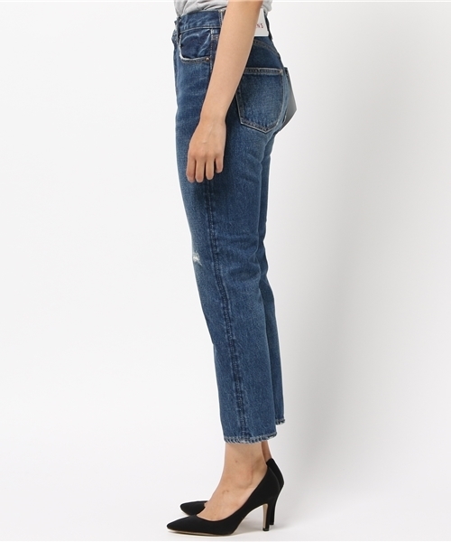 SLY(スライ)の「WOLT JW STRAIGHT-A(デニムパンツ・レディース・ブルー・24inch/23inch/26inch/27inch/25inch/28inch)」の3枚目の写真
