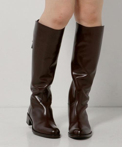 SARTORE（サルトル）の「サルトル/OD SARTORE バッククロス ブーツ（ブーツ・レディース・ブラック/ダークブラウン・37/38/37h/36h/36）」の5枚目の写真