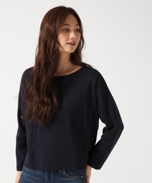 GLOBAL WORK | スーピマクルーネックプルオーバー長袖/725119(Tシャツ/カットソー)
