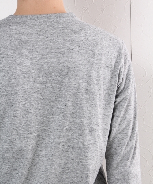 GLOBAL WORK（グローバルワーク）の「【高品質素材】スーピマＶネック長袖Ｔ/724194（Tシャツ/カットソー・メンズ・ホワイト/グレー/ネイビー/グリーン系その他・LARGE/SMALL/MEDIUM/X-LARGE）」の11枚目の写真